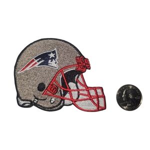 New England Patriots Football Helmet Iron On Patch NFL